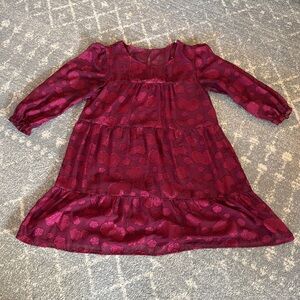 Speechless Maroon Flower Dress Womens size xl